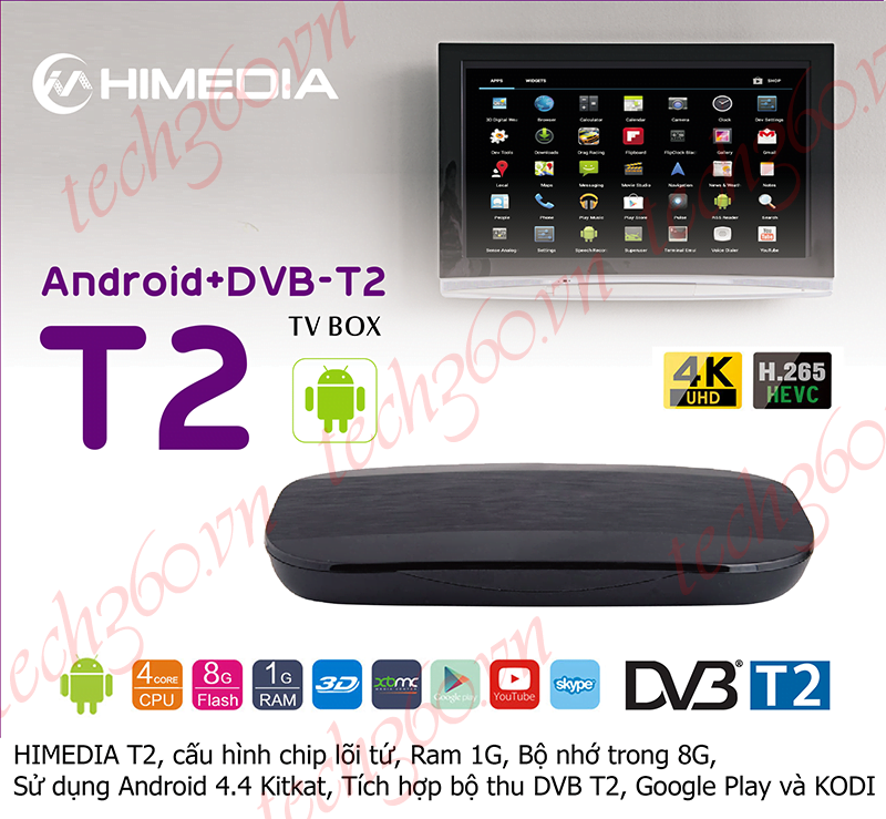 android tv box himedia t2