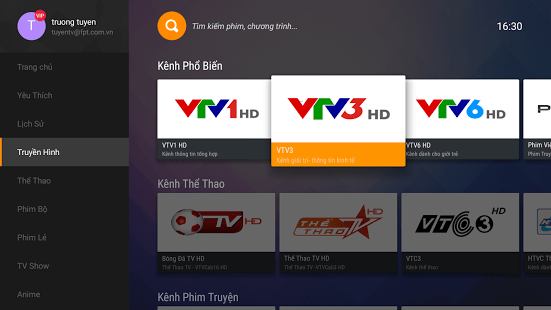 Những ứng dụng xem Tivi tốt nhất trên Android TV box