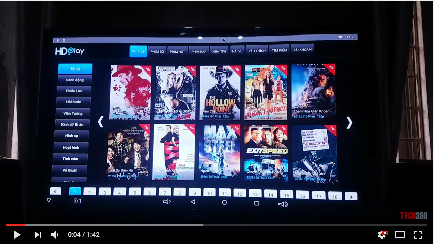 Ứng dụng phim online HD trên Android Box Tivi Mini M8S Pro | Sunvell T95N