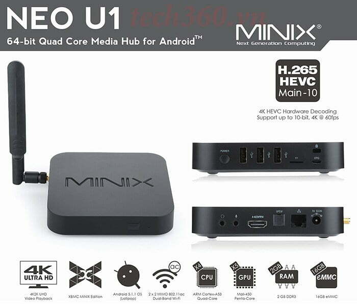 android tv box minix neo u1
