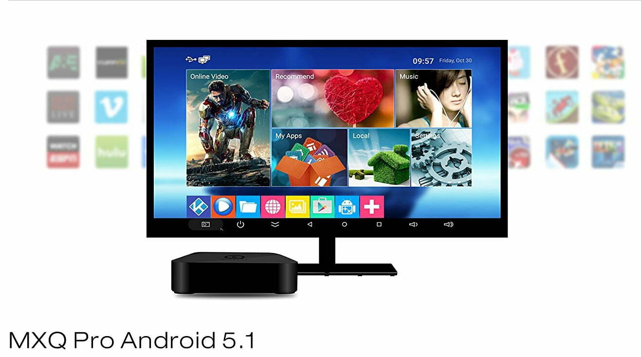 android tv box mxq pro 4k