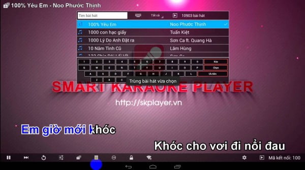 Ứng dụng hát karaoke trên Android tv box