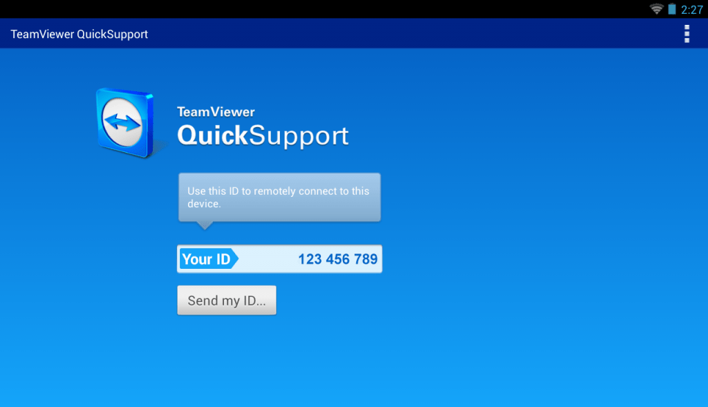 sửa lỗi android tv box từ xa qua teamvier quick support